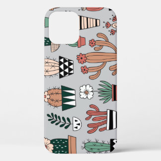 Case-Mate iPhone Case Cactus en fleurs mignons : Motif à main
