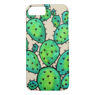 Coque Case-Mate iPhone Cactus épineux d'aquarelle magnifique