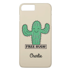 Coques Pour iPhone Cactus Hugs gratuit étagères de téléphone de nom p