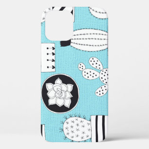 Case-Mate iPhone Case Cactus, succulent : dessin manuel sans couture.