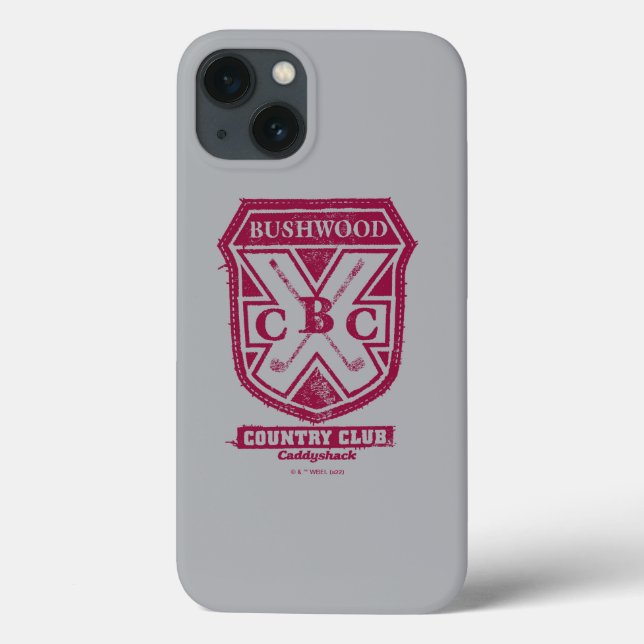 Coques Case-Mate iPhone Caddyshack | Bushwood Country Club Crest (Verso)