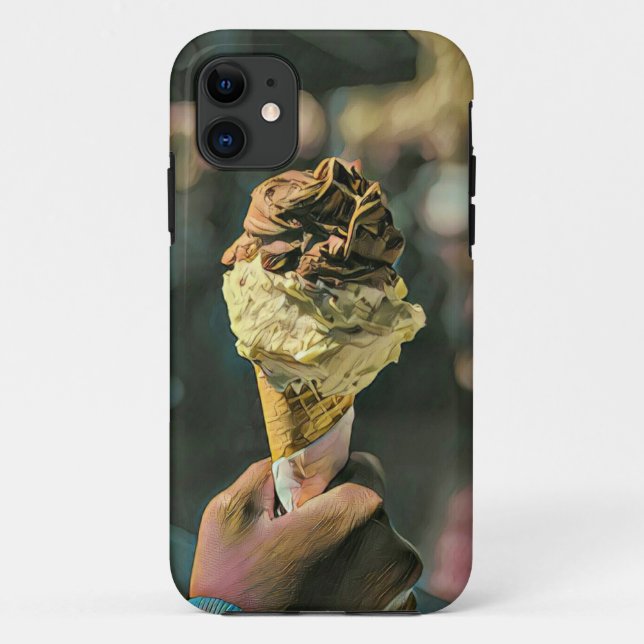 Coques Case-Mate iPhone Cadeau amoureux de crème glacée (Dos)