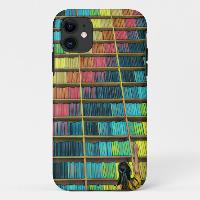 Coques Case-Mate iPhone Cadeau aux amateurs de bibliothèque (Dos)