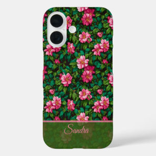 Coque Pour iPhone 16 Cadeau d'anniversaire branché Gardenias Nom de fle