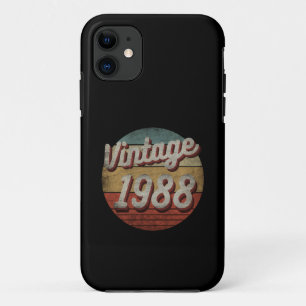 Case-Mate iPhone CASE CADEAU D'ANNIVERSAIRE HOMMES FEMMES VINTAGE 1988