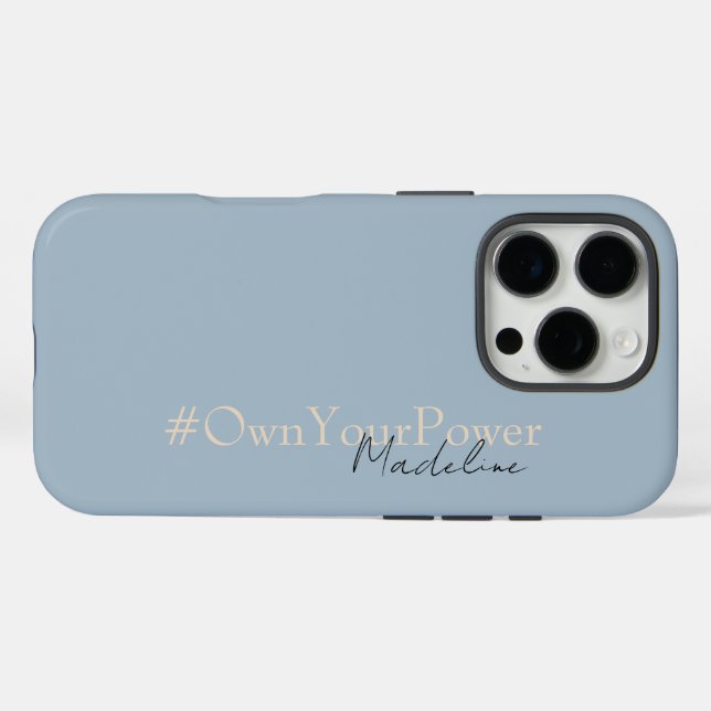 Coques Case-Mate iPhone Cadeau d'autonomisation des filles - Nom personnal (Verso (horizontal))