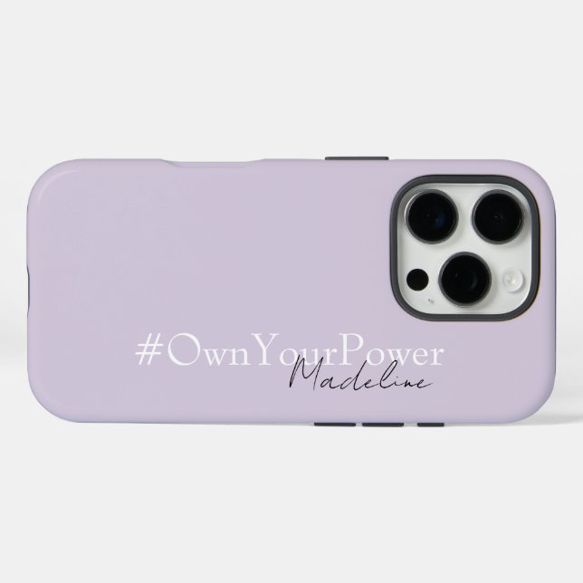 Coques Case-Mate iPhone Cadeau d'autonomisation des filles - Nom personnal (Verso (horizontal))