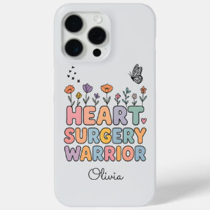 Coque Case-Mate iPhone Cadeau de chirurgie du cœur anatomique floral pers