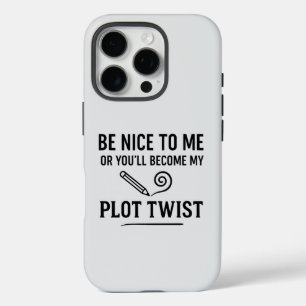 Coque iPhone 16 Pro Cadeau de citation d'écrivain drôle pour les auteu