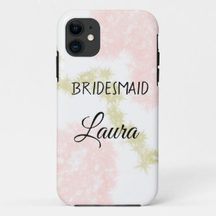 Case-Mate iPhone Case Cadeau de demoiselle d'honneur simple minimal nom