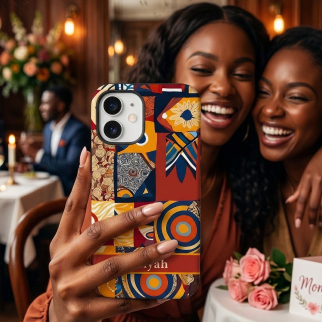 Coques Case-Mate iPhone Cadeau de Fête des Mères pour une sœur afro-améric (Mothers Day Gift for African American Sister Case-Mate iPhone Case)
