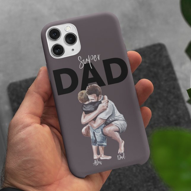 Coques Case-Mate iPhone Cadeau de Fête des pères unique personnalisé Super (Créateur téléchargé)