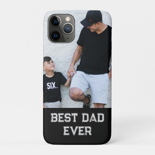 Coques Case-Mate iPhone Cadeau de la fête des pères personnalisable avec p (Dos)