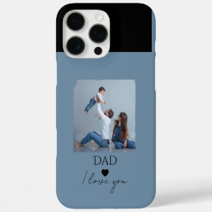 Coque iPhone 16 Pro Max Cadeau de la Fête du Père avec photo et papa, I Lo