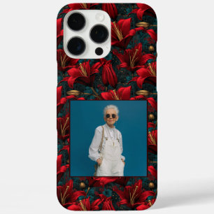 Coque iPhone 16 Pro Max Cadeau de la Saint-Valentin gras Lillies personnal