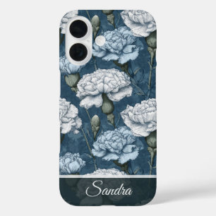 Coque Pour iPhone 16 Cadeau de mariage unique Fleur de carnation person