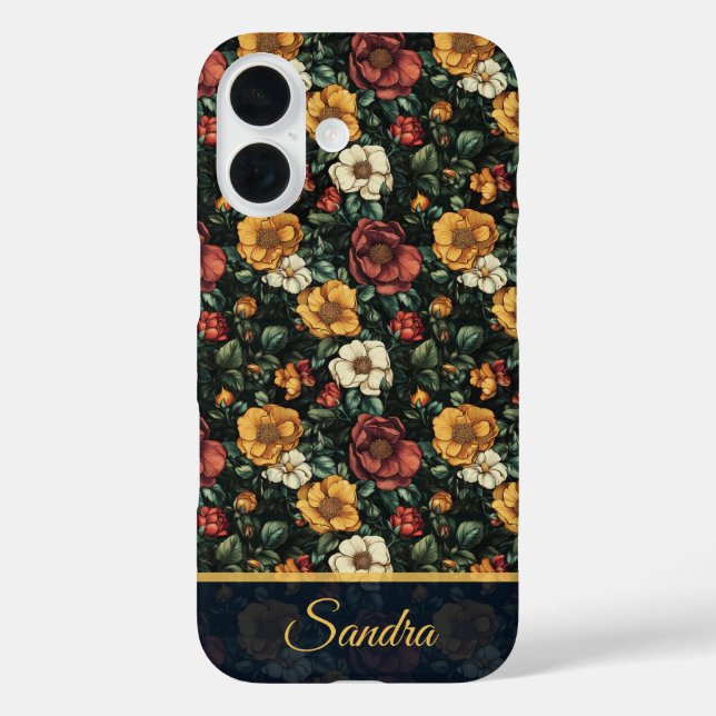 Coques Case-Mate iPhone Cadeau de Mère Classique Nom de Rose (Verso)