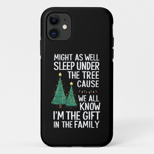 Coques Case-Mate iPhone Cadeau de Noël autant dormir sous l'arbre (Dos)