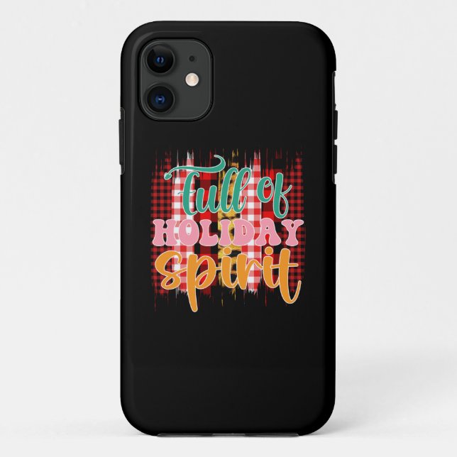 Coques Case-Mate iPhone Cadeau De Noël Plein D'Esprit De Vacances (Dos)