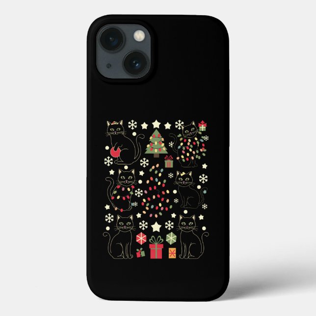 Coques Case-Mate iPhone Cadeau de Noël pour amateur de chats pour propriét (Verso)