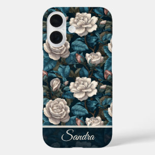 Coque Pour iPhone 16 Cadeau de retraite unique Gardenias Fleurs personn