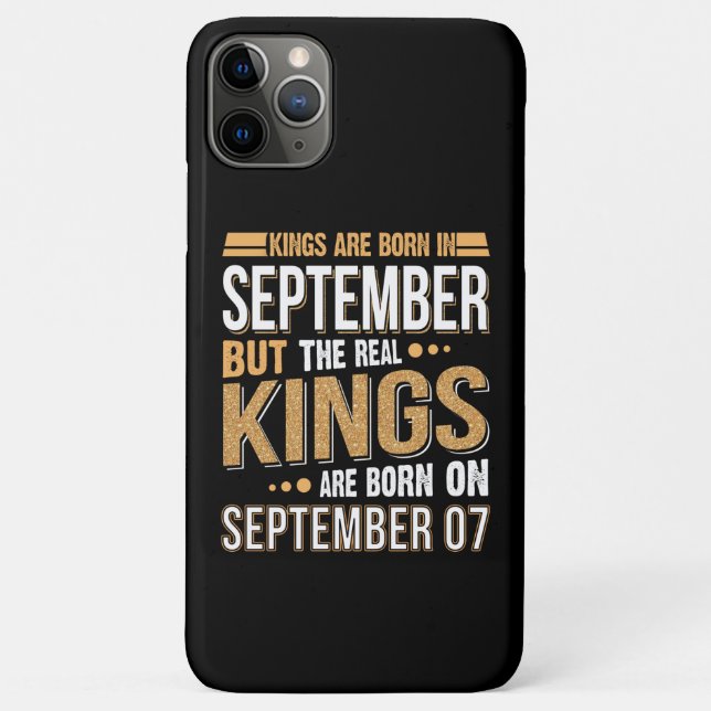 Coques Case-Mate iPhone Cadeau de septembre | Les Rois Sont Nés En Septemb (Dos)