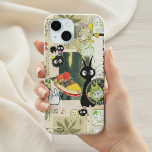 Coque Case-Mate iPhone Cadeau de tableau d'ambiance anime vert japonais k