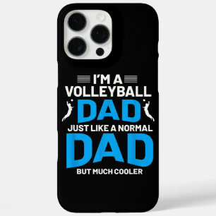 Coque iPhone 16 Pro Max Cadeau de volley-ball drôle mignon pour les papas