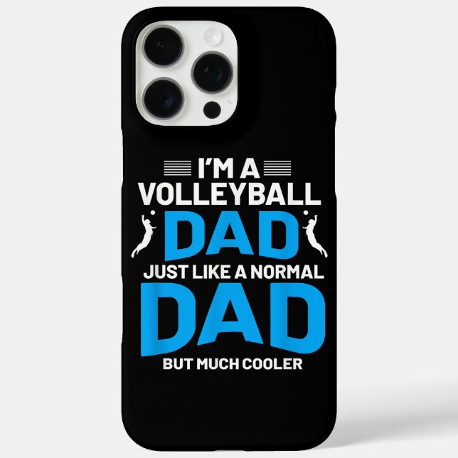 Coques Case-Mate iPhone Cadeau de volley-ball drôle mignon pour les papas  (Verso)