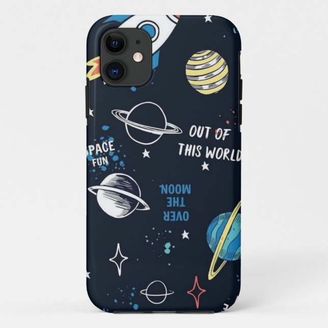 Coques Case-Mate iPhone Cadeau d'espace Astronaute Espace Galaxie Planètes (Dos)