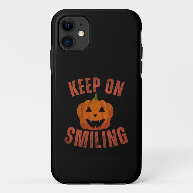 COQUES Case-Mate iPhone CADEAU D'HALLOWEEN CONTINUEZ À SOURIRE (Dos)