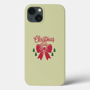 Case-Mate iPhone Case Cadeau Esthétique Pour Elle De Noël Girly Tree Bow