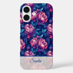 Coque Pour iPhone 16 Cadeau Mère Original Pivoine Floral Personnalisé
