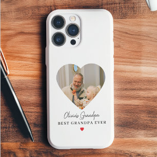 Coque iPhone 16 Pro Cadeau photo personnalisé Best Grandpa Ever