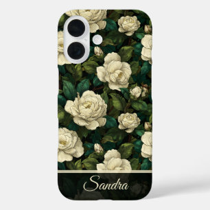 Coque Pour iPhone 16 Cadeau Promotion Mignon Gardenias Fleuris Personna