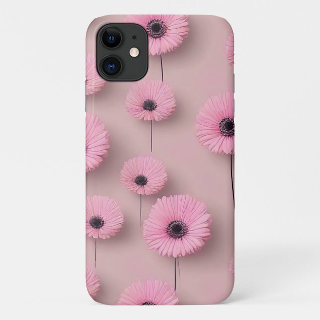 Coques Case-Mate iPhone Cadeau Rose Rose Gold Flowers (Dos)