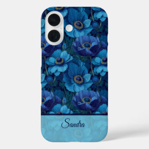 Coque Pour iPhone 16 Cadeau Unique pour Femme Anémones Nom