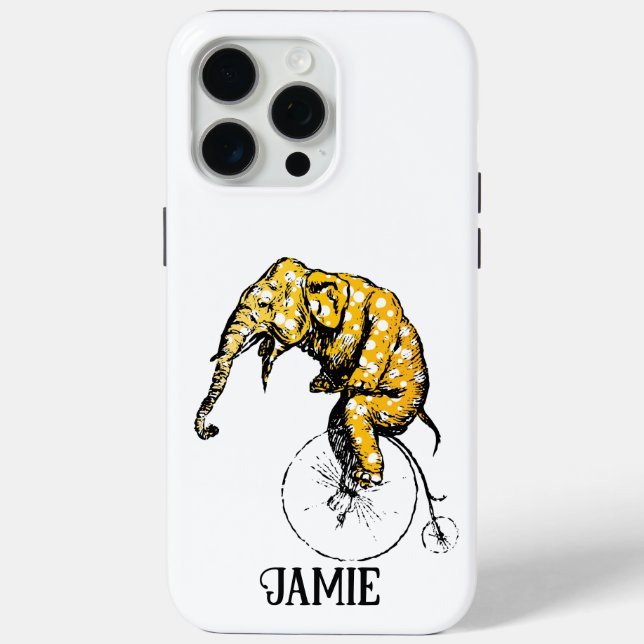 Coques Case-Mate iPhone Cadeaux Circus Elephant (Verso)