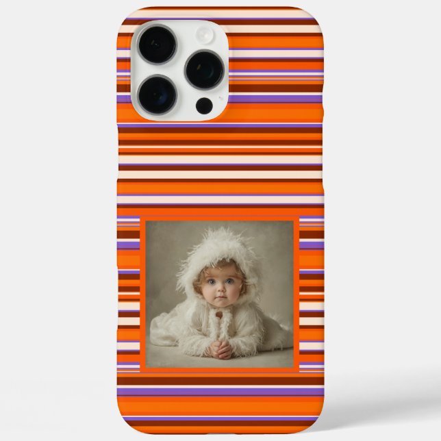 Coques Case-Mate iPhone Cadeaux d'anniversaire élégants à motif rayé  (Verso)