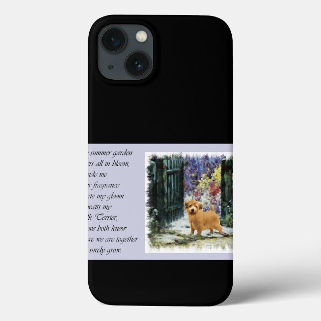 Coques Case-Mate iPhone Cadeaux d'art Norfolk Terrier (Verso)