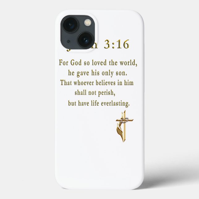 Coques Case-Mate iPhone Cadeaux de 3h16 de John (Verso)