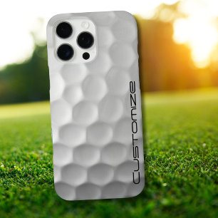 Coque iPhone 16 Pro Max Cadeaux de balles de golf personnalisées de la sér