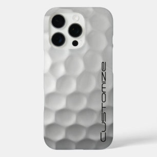 Coque iPhone 16 Pro Cadeaux de balles de golf personnalisés de la séri