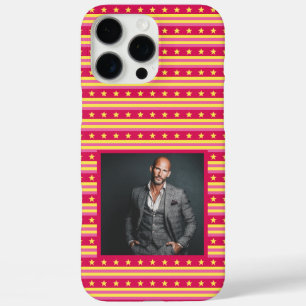 Coque iPhone 16 Pro Max Cadeaux de douche de mariage uniques à motif rayé 