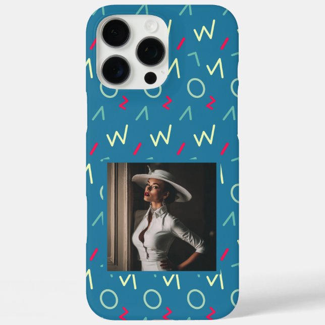 Coques Case-Mate iPhone Cadeaux de douche de mariée beaux Memphis impressi (Verso)