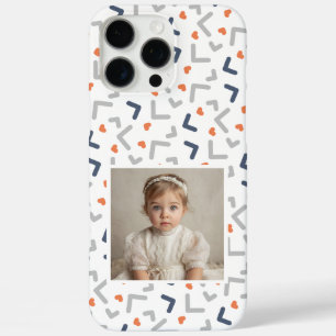 Coque iPhone 16 Pro Max Cadeaux de la Saint-Valentin mignons motif Memphis