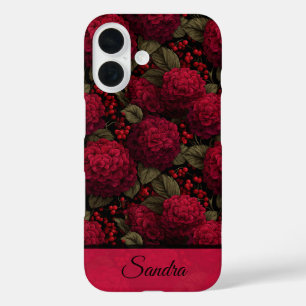 Coque Pour iPhone 16 Cadeaux de mariage audacieux Hydrangeas sur mesure