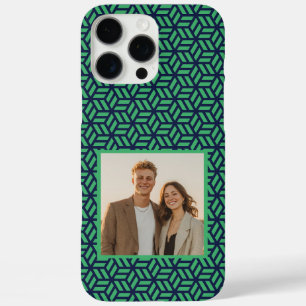 Coque iPhone 16 Pro Max Cadeaux de Noël colorés pour hommes à motif en nid
