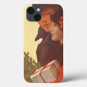 Coque Case-Mate iPhone Cadeaux de Noël vintage, d'amour et de romance