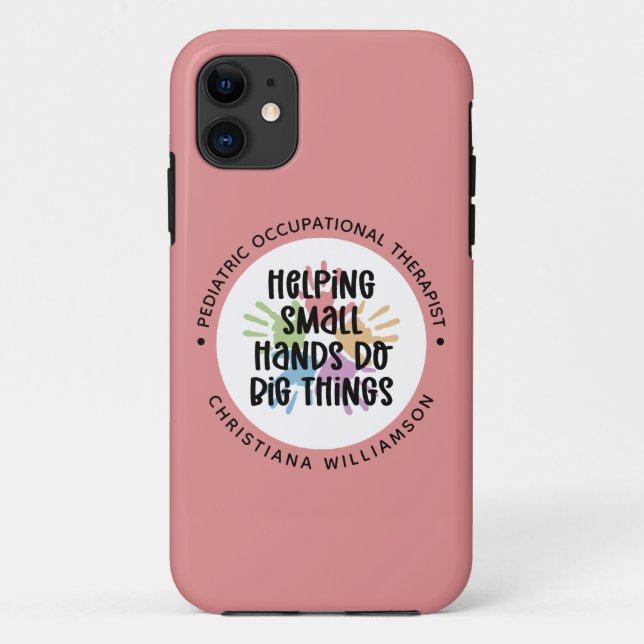 Coques Case-Mate iPhone Cadeaux d'ergothérapeute sur mesure pour enfants (Dos)